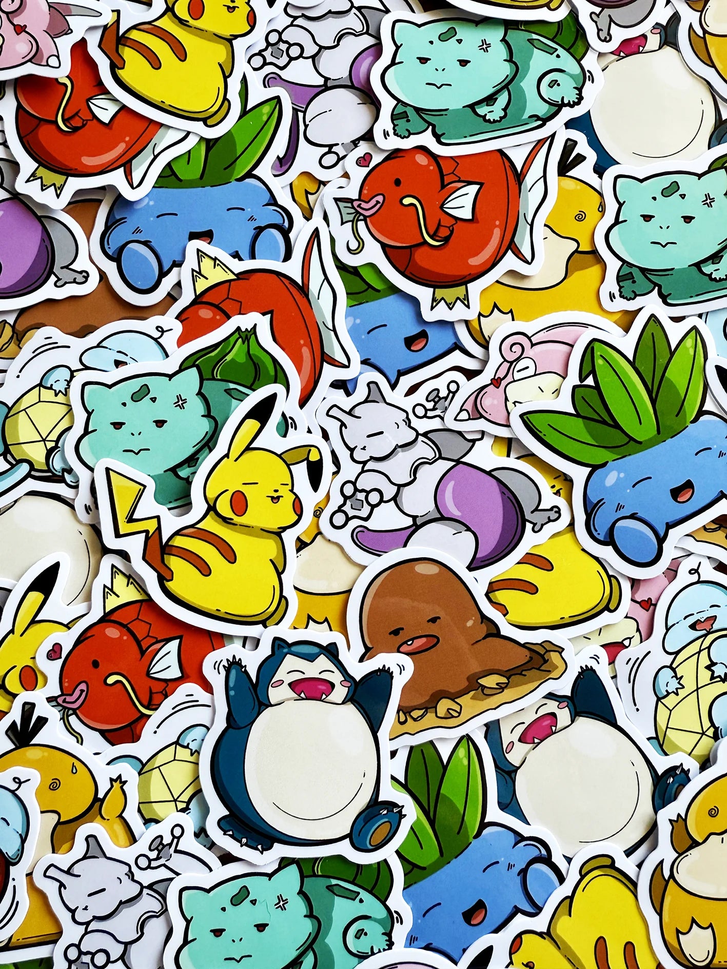 Pack Chubby-mon : 10 stickers