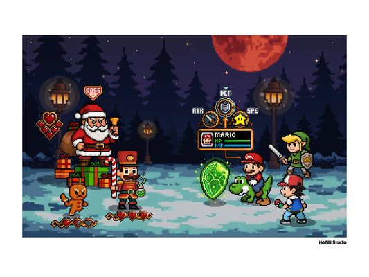 Pixel Chronicles : L’Épreuve du Père Nowël