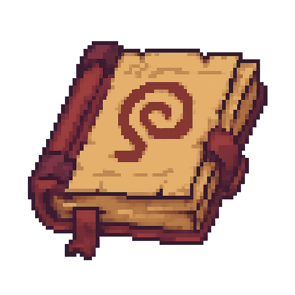 Grimoire pixel art